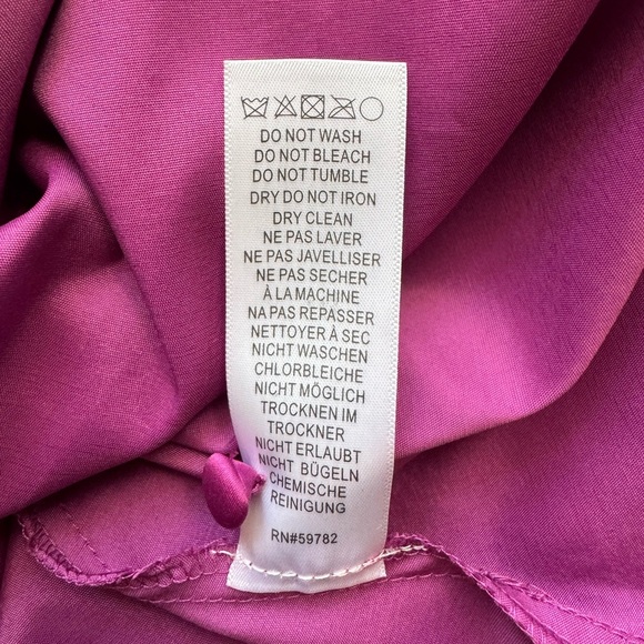 NWT Adrianna Papell Romantic Lace Overlay Open Back Dress Purple Size 8 - Picture 12 of 12